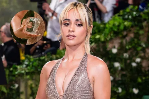 Camila Cabello sorprendió con su look en la MET Gala al llevar un increíble bolso de hielo Camila Cabello durante la alfombra del METGala 2024.