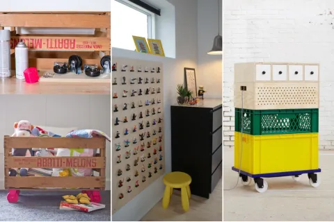Ideas fáciles y cancheras para ordenar los juguetes de los chicos 5 ideas para guardar los juguetes infantiles en el cuarto de los chicos.