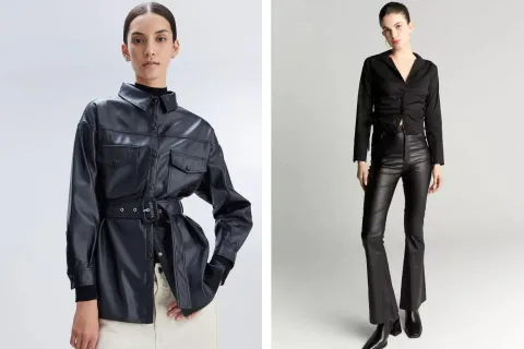 Guía de estilos: 8 prendas para armar tus total look de cuero Prendas para armar tu "total look" en cuero.