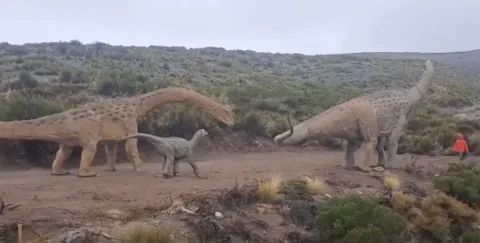 Inauguran el “Jurassic Park” mendocino: ¿Dónde está y cuánto cuesta la entrada? Se trata del Parque Municipal Cretácico Huellas de Dinosaurios.