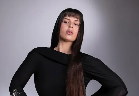 Nathy Peluso anunció su nuevo álbum, Grasa, sirviendo pizza en Nueva York Nathy Peluso en su cuenta de Instagram.