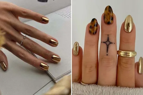 Golden nail art: 6 diseños de uñas doradas que son tendencia este invierno 2024 6 diseños de uñas doradas que son tendencia este invierno 2024.