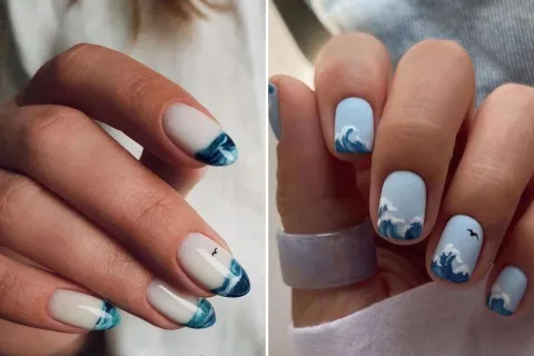 Sea nail art: 6 creativos diseños de uñas para homenajear al mar 6 diseños de sea nail art, ideal para los fanáticos del mar.