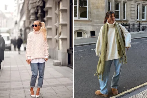 Alerta tendencia: 8 opciones de street style para sumar baggy suéteres a tus looks 8 looks de street style con baggy suéters.