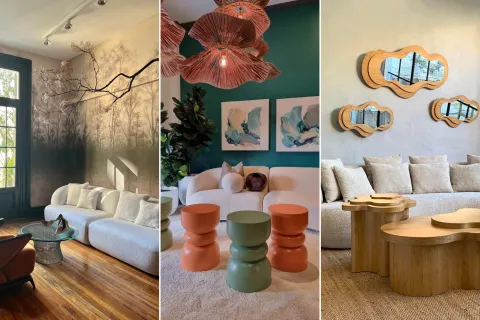 Tendencia deco: el boom de los muebles de formas orgánicas en la Noche del Diseño Las mejores tendencias deco en muebles orgánicos