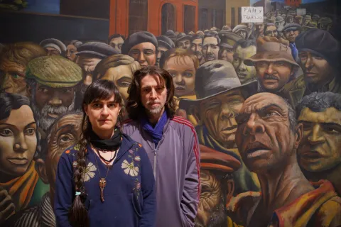 Lo nuevo de Mondongo en Malba: no te pierdas Manifestación, en honor a Berni Juliana Lafitte y Manuel Mendanha con la obra original de Antonio Berni