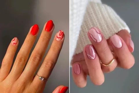 Curve nail art: los mejores diseños de la tendencia en uñas para este invierno Curve nail art: la tendencia en uñas que está vigente para este invierno.