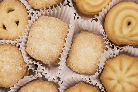 Cómo es la receta fácil y rápida para hacer galletitas danesas Galletas danesas de manteca: una receta fácil.