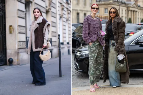 Alerta tendencia: 5 diseños de los gamulanes que están de moda para los días de frío Looks de gamulanes en el street style.