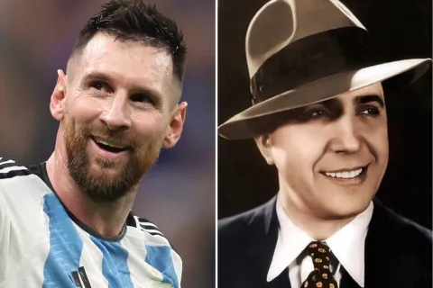 24 de junio: del cumpleaños de Messi a la muerte de Gardel, por qué es el día más argentino del año Lionel Messi y Carlos Gardel, dos de los protagonistas del Día más argentino del año.