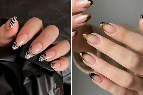 Uñas animal print: 10 diseños de francesitas con estampa animal que son tendencia Uñas animal print: 10 diseños de francesitas con estampa animal que son tendencia