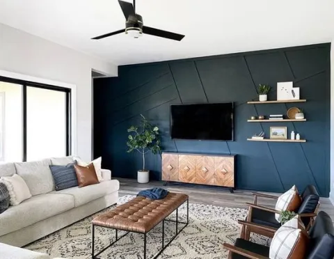 Ideas fáciles para renovar tu living Las paredes protagonistas tienen la capacidad de revitalizar el ambiente con algunos pocos cambios.