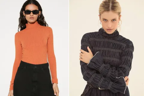 Tendencia invierno 2024: 5 poleras cancheras para renovar los básicos de temporada 5 opciones de poleras básicas para estar canchera y abrigada.