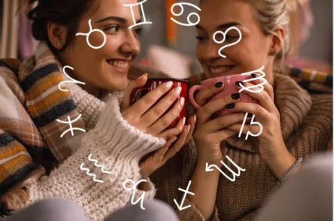 Día del Amigo: te decimos qué tipo de amiga sos, de acuerdo a tu signo del Zodíaco La rueda zodiacal, con los símbolos de los 12 signos astrales.
