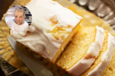 Budín de limón de Jimena Monteverde: un secreto para que salga bien húmedo Budín de limón, de Jimena Monteverde.