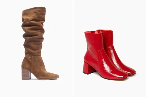Foto de dos pares de botas.