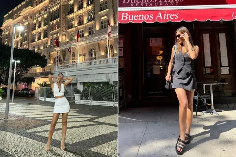 Alerta tendencia: 5 looks de Pampita que van a estar de moda el próximo verano Dos fotos de Pampita.