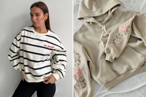 Dónde comprar buzos en Avellaneda: las mejores marcas de Flores para conseguirlos baratos Dos fotos de buzos.