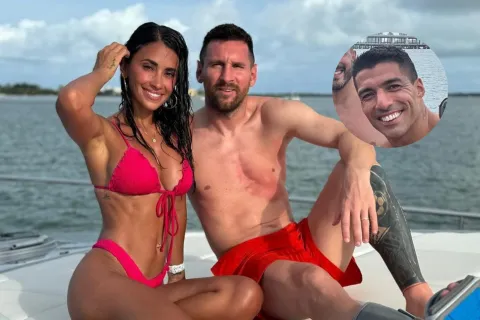 La foto de Antonela Roccuzzo por la que algunos especulan que engaña a Leo Messi con Luis Suárez La foto que desató los rumores de que Antonela Roccuzzo engaña a Lionel Messi con Luis Suárez.