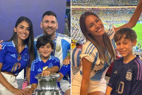 De Antonela Roccuzzo a Pampita: las celebrities que estuvieron en la final de la Copa América De Antonela Roccuzzo a Pampita, celebrities en la final de la Copa América.