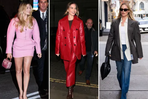 Guía de estilo: Margot Robbie y sus mejores looks de streetstyle Tres looks de Margot Robbie