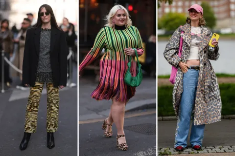 Guía de estilo: cómo sumar el animal print a los looks de street style de invierno look street style