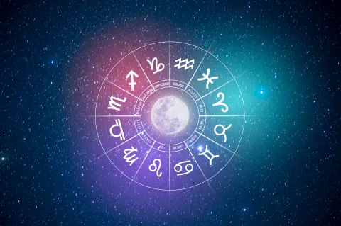Estos son los signos con mejor suerte en la temporada Virgo 2024: ¿está el tuyo? La rueda zodiacal, con los símbolos de los 12 signos astrales.