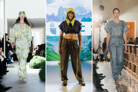 Bafweek: te mostramos lo mejor de las tendencias que vienen para el verano 2025 Arrancó Bafweek. En la foto: Helena Dakak, Haeder y Mishka.
