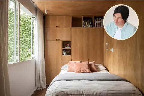 3 ideas fáciles para diseñar un dormitorio de pocos metros Dormitorio de Laura Libenson, arquitecta