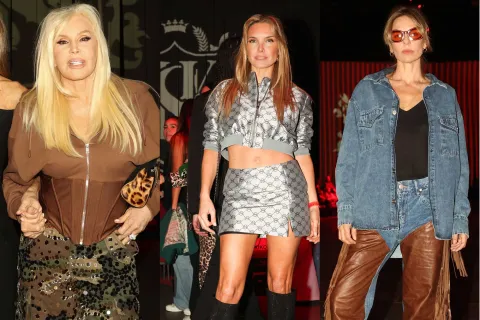 Desde Susana Giménez hasta Sofía Zámolo y Julieta Cardinali: todos los looks del front row del desfile de Kosiuko Susana Giménez, Sofía Zámolo y Julieta Cardinali en el desfile de Kosiuko