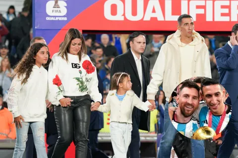 Del mensaje de Messi al amor de Jorgelina Cardoso: así fue la despedida de Di María La despedida de Ángel Di María en el Monumental.