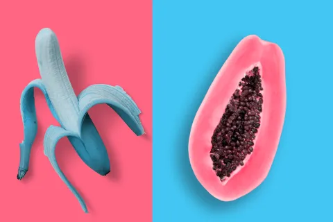 Día Mundial del Sexo Oral: 9 claves para practicarlo y conectar con el placer Una banana y una papaya.