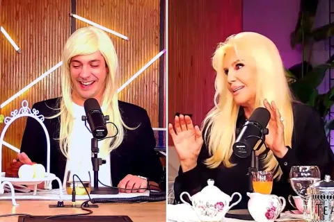 Susana Giménez en Olga: desde su encuentro con Caro Pardíaco hasta revolear ceniceros Foto de Susana Giménez y Caro Pardíaco en Olga.