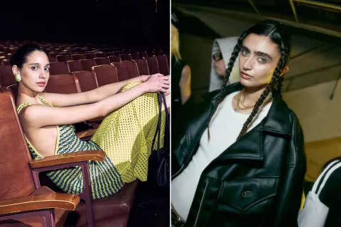 Adelanto tendencias 2025: todo lo que se viene en make up y pelo, según el BAFWEEK Dos fotos de modelos mujeres durante el BAF Week.
