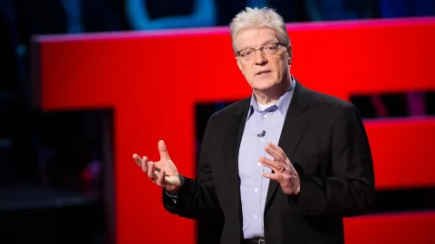 La charla TED más vista de la historia: un viaje hacia los cimientos de la educación Sir Ken Robinson, que falleció en 2020, fue el orador más visto de la historia de las charlas TED
