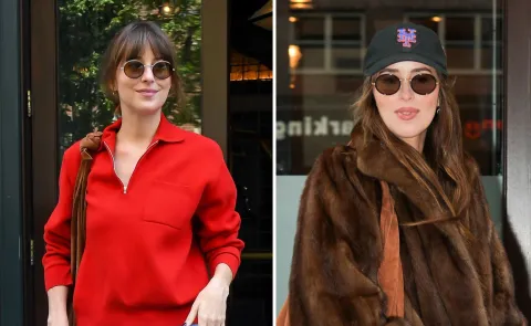 El bolso clásico y súper canchero que usa Dakota Johnson sin parar para pasear por Nueva York Dakota Johnson caminando por Nueva York