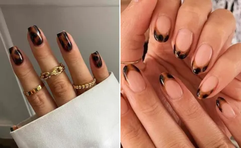 Uñas efecto carey: 5 diseños de nail art para inspirarte y estar súper en tendencia Uñas con efecto carey