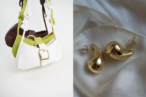 5 accesorios en tendencia que podés conseguir en Avellaneda Dos fotos de accesorios de Avellaneda.