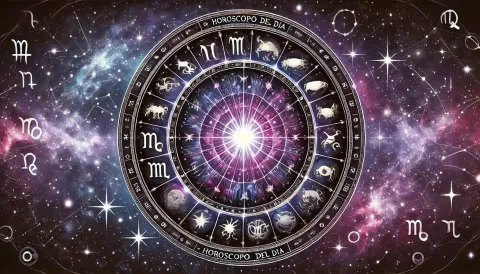 Horóscopo de hoy, 9 de octubre de 2024: las predicciones para la salud, el amor y el dinero La rueda zodiacal, con los símbolos de los 12 signos astrales.