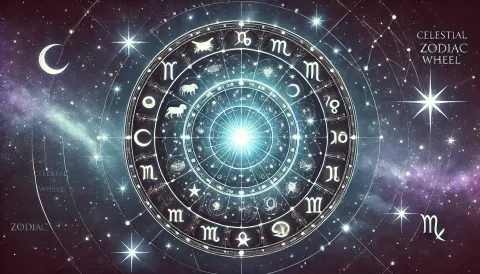 Horóscopo de hoy, 22 de octubre de 2024: las predicciones para la salud, el amor y el dinero La rueda zodiacal, con los símbolos de los 12 signos astrales.