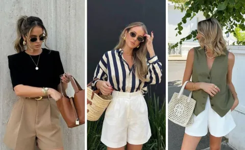 Bermudas sastreras: la opción ideal para ir fresca a trabajar en verano bermuda sastrera