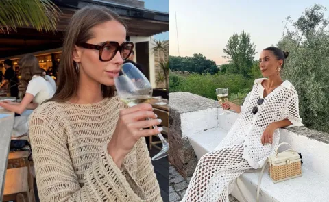 Alerta tendencia: este es el tejido ideal para sumar a tus looks de verano Dos mujeres usando prendas de crochet