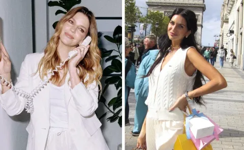 Frescos y elegantes: 5 looks total white que eligen las famosas que son ideales para los días de calor Zaira Nara y Marcela Kloosterboer