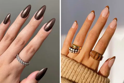 Uñas de canela: 5 ideas de la tendencia en nail art que es furor El diseño de uñas en color canela es una de las tendencias que pisan fuerte en el mundo beauty