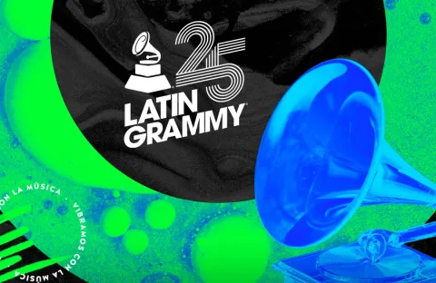 Premios Latin Grammy 2024: cuándo y dónde ver la ceremonia en vivo Poster de la entrega de los Latin Grammy 2024.