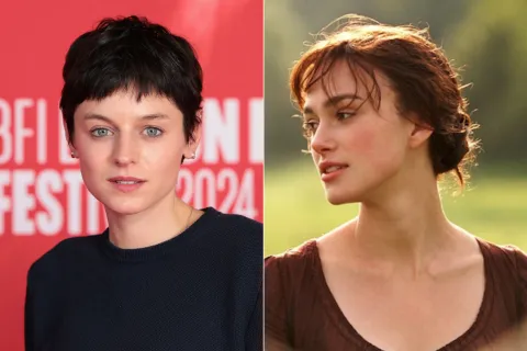De Lady Di a Elizabeth Bennet: Emma Corrin, confirmada para la serie de "Orgullo y prejuicio" en Netflix Emma Corrin y Keira Knightley