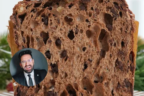 Damián Betular lanzó su pan dulce exclusivo para las fiestas: ¿cuánto cuesta? Foto del pan dulce de Damián Betular.