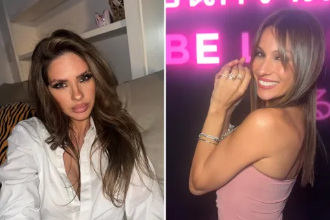 El encuentro entre la China Suárez y Pampita tras los mensajes filtrados por Wanda Nara Foto de China Suárez y Pampita.