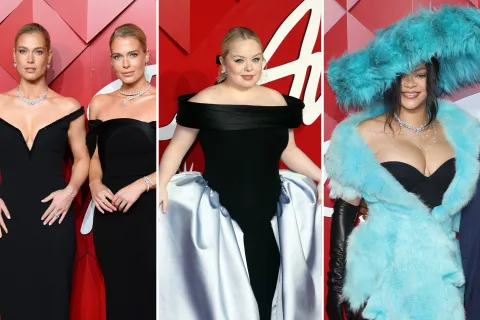 De las sobrinas de Lady Di a Rihanna: mejores looks en la red carpet de los Fashion Awards 2024 Armado con fotos de Los mejores looks en la alfombra roja de los Fashion Awards 2024