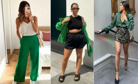 Looks de año nuevo: qué significa vestirse de color verde para empezar el 2025 Looks en color verde